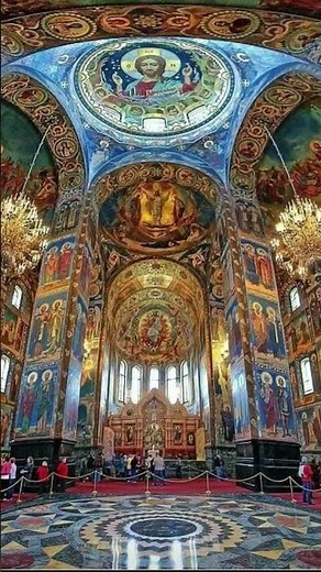 Interior of the Church of the Savior on Spilled Blood ❤️ | Saint Petersburg, Russia 🇷🇺✨