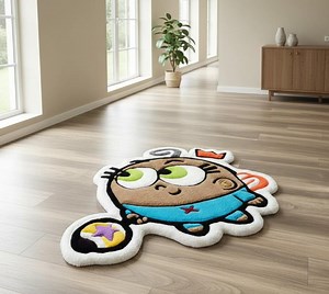 Cartoon Character Kids Rug | Tufted Nursery Playroom Decor - Etsy