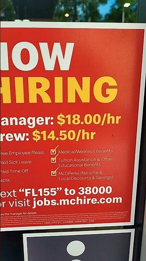 McDonald's is hiring #mcdonalds #mcjobs #jobs