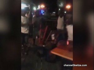 Bar Brawl at Pier One Bar Captured on Camera