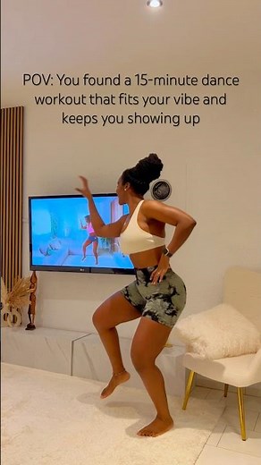 POV: You found a 15-minute dance workout that fits your vibe and keeps you showing up