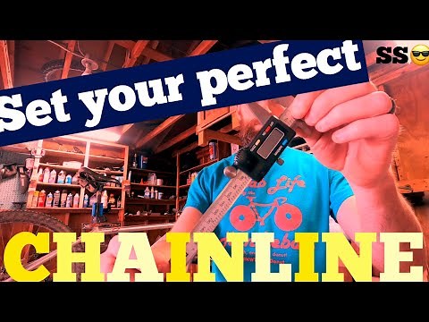 How to set the perfect chainline for you single speed bicycle