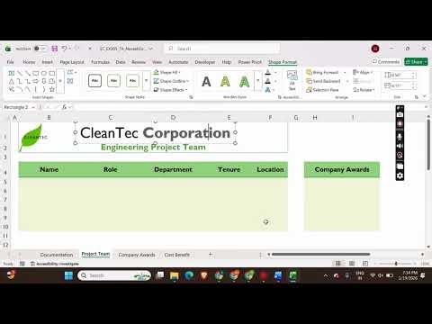 Shelly Cashman Excel 365 | Module 7: SAM Project A | CleanTec Corporation #shellycashman