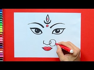 How to draw Goddess Durga