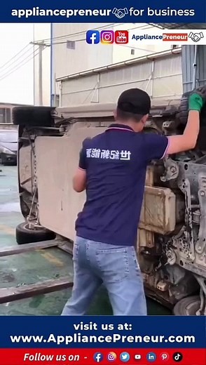 Battery Replacement in an Electric Car #electriccar Introducing the intricate process of swapping ou