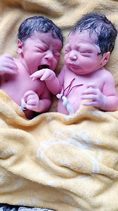 180K views · 8K reactions | Adorable twin Newborn Baby First Cry Lovely Moments #firstcry #twinbabies #adorablebabies #cutebaby | After Birth | Facebook