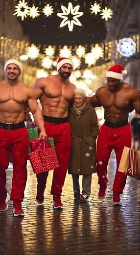 Buff Santas Helping Seniors Melt Everyone’s Hearts