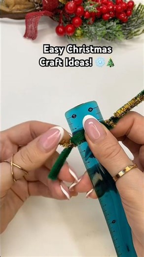 Easy Christmas Craft Ideas! #christmas #shortvideo #cristmasdecor #diy #craft