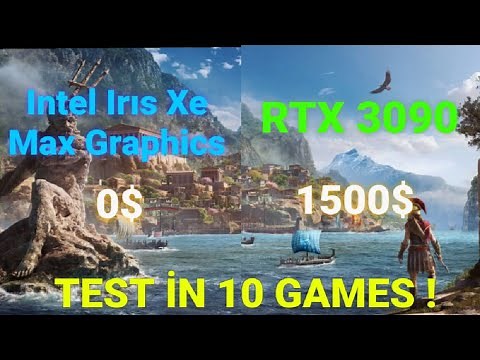 INTEL IRIS XE GRAPHİCS vs RTX 3090 | Test in 5 Games !
