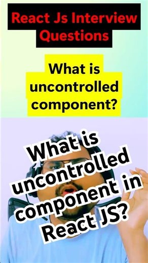 Uncontrolled Component in React 😲 | 98 #easytoupgrade #reactjs