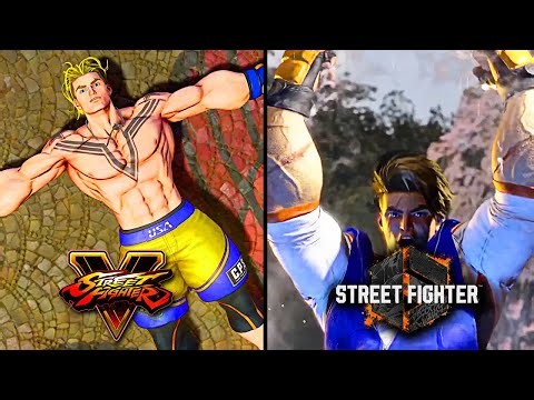 SF5 vs. SF6: Luke Victory Pose Comparison