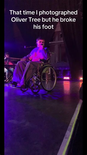 Photographing Oliver Tree at the Concert