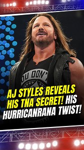 16K views · 200 reactions | AJ Styles reveals his TNA secret!  His hurricanrana had a surprising twist!  What’s your fave AJ move? 樂 . . . #AJStyles #TNA #Wrestling #Hurricanrana #WWE #ProWrestling #WrestlingFans | Sportskeeda Wrestling | Facebook