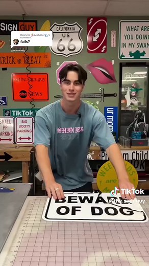 Replying to @🏄🏼‍♀️Eva Miller🌊 I never mess up #fails #bloopers #oops #signs #work #diy #thesignguy #signguy #foryoupage #fyp