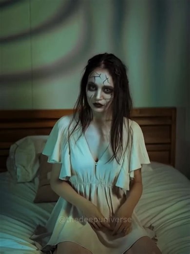 Who's hiding behind the broken mask? #creepyvibes #hauntingbeauty #strange