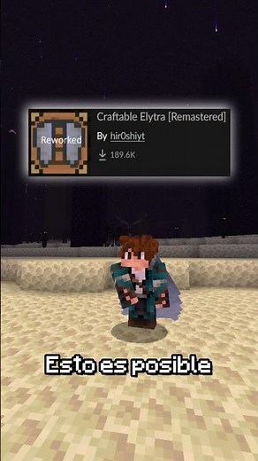 Now you can craft the Elytra with this mod!! - Craftable Elytra Mod #minecraftmods #shors