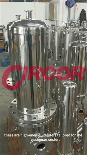 Sanitary Liquid Filters. #filtration #filtrationsystem #liquidfiller #factory