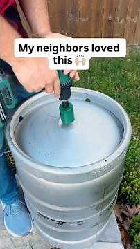 Incredible DIY Keg Upcycle ⚡ #upcycling #diyprojects #lifehacksfood