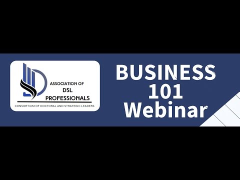 ADSLPro Business 101 Webinar Jan 2025