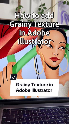 Let's add some grainy shaded texture in @Adobe Illustrator! #AdobePartner #sponsored #AdobeIllustrator