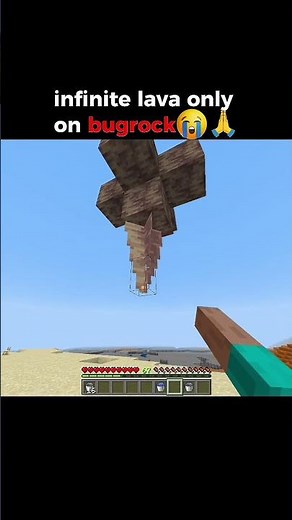 easy infinite lava in minecraft bedrock