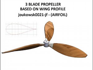 3 BLADE PROPELLER BASED ON JOUKOWSKI AIRFOIL DESIGNED IN SOLIDWORKS:PART 4