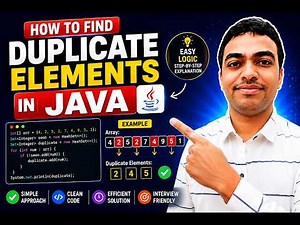 How to Find Duplicate Elements in Java 🔥👉🔥💥🔥