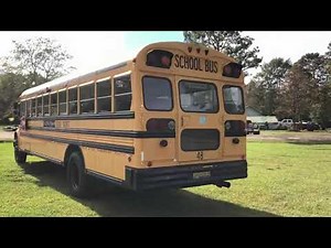 1995 International 3800 24 Passenger Blue Bird Handicap School Bus VN4551 Lot#211