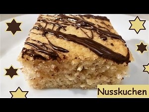 Blitzkuchen: Saftiger Nusskuchen, einfach ein Traum! moist nut cake