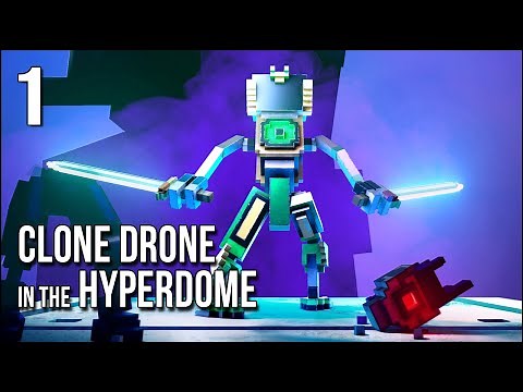 Clone Drone In The Hyperdome | Part 1 | Pixel Combat To Escape A Dying World