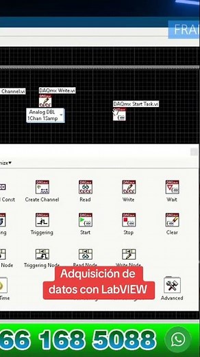 Data acquisition with Labview and National Instruments DAQ