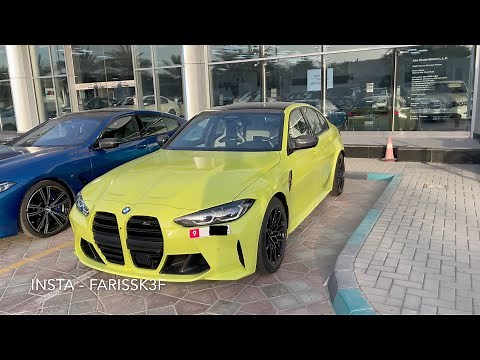 2021 BMW M3 Competition Sao Paulo Yellow