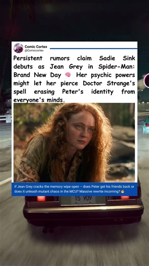 Sadie Sink’s Rumored Jean Grey Role Could Undo No Way Home’s Memory Wipe Heartbreak #spiderman