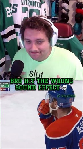 Bro Hit the Wrong Sound Effect💀 - Dallas Stars