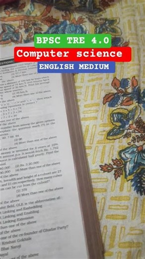 Bpsc tre 4.0 computer science teacher #2026 #bpsc