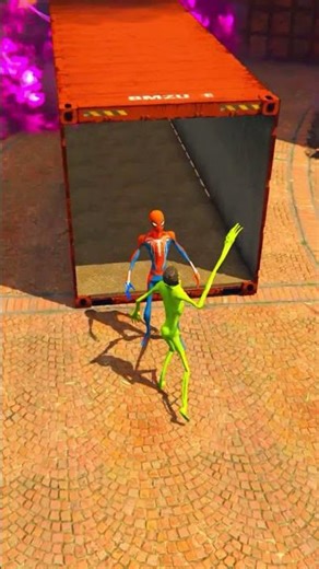 GTA 5 Spiderman and hulk are very angry #gta #gta5 #shorts #shortsfeed #spiderman #ironman