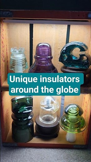 Exploring Unique Insulators From Around the World! #insulator #antiques #history
