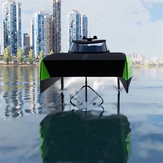 2.2K views · 33 reactions |  ZEF-C – The Zero-Emission Flying Electric Catamaran Designed by MMProcess, the ZEF-C drastically reduces energy consumption thanks to its optimized foils, delivering stable flight with no complex electronics. A new step toward fast and sustainable workboats. #ZEF-C #MMProcess #electriccatamaran #zeroemission #electricboat #foils #cleantech #marineinnovation #blueeconomy #workboat | Madeg Ciret-le Cosquer | Facebook