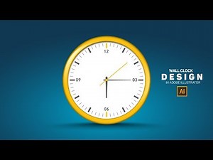 Wall Clock Design in Adobe Illustrator