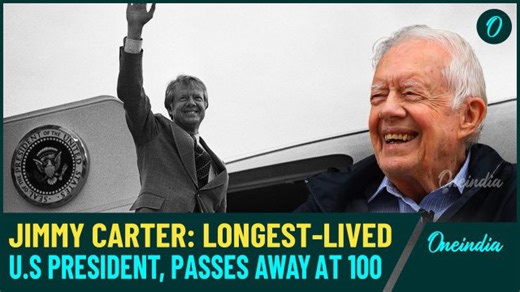 39th U.S President Jimmy Carter who Played Historical Role in Israel-Egypt Peace Accords Dies at 100