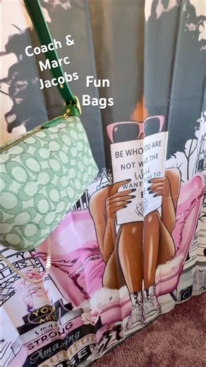 COACH AND MARC JACOBS FUN BAGS COACH SOHO BAG SIGNATURE JACQUARD RE-EDITION #coach #coachbag