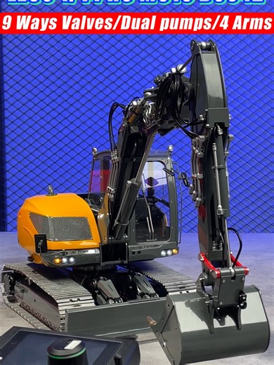 The 1/14 MC15 9-Valve Hydraulic Excavator delivers ultra-responsive handling and super-precise control! You’ll never know how good it feels until you get your hands on it!#lesu #scalemodel #rchobby #model #modeling #rc #toucan #excavator #machine #hydraulic #modellife