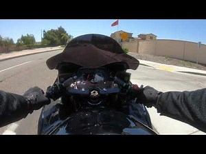 Learning to ride on a Hayabusa