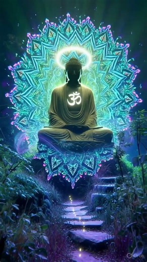 Psychedelic Buddha Awakening | Mystical OM Energy Meditation Visual 🌌