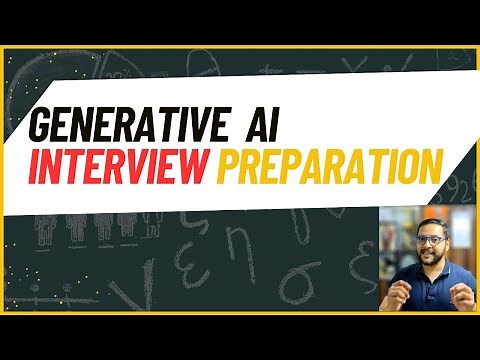 Generative AI (Gen AI) Interview Questions | Asked in FAANG Interviews