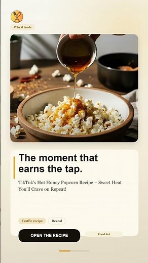 The Viral TikTok Hot Honey Popcorn Recipe: Sweet, Crispy Irre... #shorts