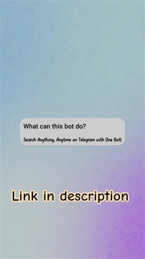 search anything in telegram❗ telegram search bot.... link in description