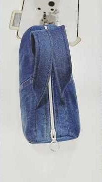 DUFFLE BAG FROM OLD JEANS #jeans #sorts