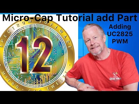 Micro-Cap Tutorial #6; adding spice model UC2825 PWM #microcaptutorial #UC2825 #pwm