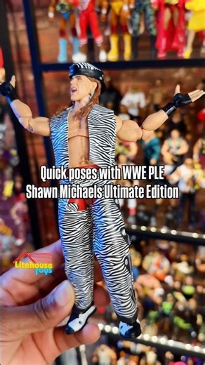Quick poses of WWE PLE Shawn Michaels Ultimate Edition 💔✨